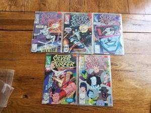 lot 77 image: Marvel Comics - Silver Surfer - #24,25,26,27,30