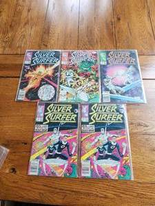 lot 80 image: Marvel Comics - Silver Surfer - #12,13,14,15,15