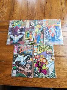 lot 84 image: Marvel Comics - The Silver Surfer - #40,41,42,43,47