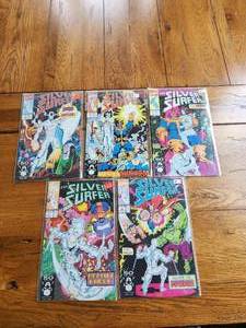 lot 86 image: Marvel Comics - The Silver Surfer - #53,55,56,57,58