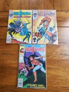 lot 92 image: Marvel Comics - Sectaurs Warriors of Symbion - #2,3,4