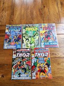 lot 99 image: Marvel Comics - The Mighty Thor - #439,441,442,445,446