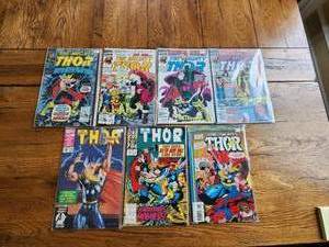 lot 100 image: Marvel Comics - The Mighty Thor - #450,454,455,456,460,461,469