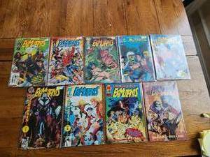 lot 124 image: Malibu-Eternity Comics - Ex-Mutants - #1,1,2,3,10,11,12,13,17