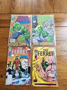 lot 126 image: Malibu Comics - The Ferret - #1,1,1,2