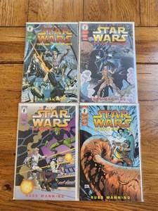 lot 155 image: Dark Horse - Star Wars the Early adventures - #2,5,7,8