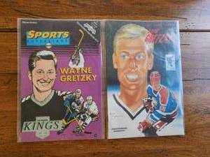 lot 180 image: Selection of 2 Wayne Gretzky comics from the early 90s