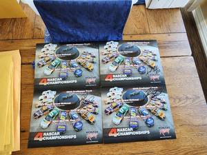 lot 217 image: Selection of 4-8x10 Nascar 2000 Craftsman Truck - Roush Racing promo cards - Carl Edwards and Jack Roush