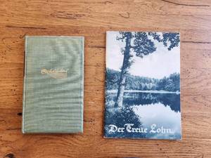 lot 186 image: Hardcover - The Life of our Lord by Charles Dickens - 1st edition (1934) and Vintage Booklet - The Loyal Reward