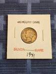 1941 Mercury Dime - silver - Rare