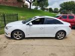 2014 White Chevy Cruz RS - Vin#1G1PE5SB1E7303825 - Has clear Title