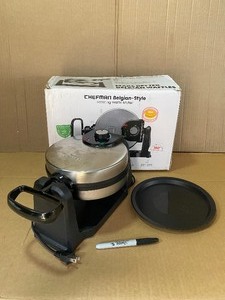 lot 23 image: Chefman Belgin-Style Rotating Waffle Maker - In Condition As Shown