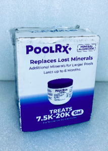 lot 68 image: New Open Box PoolRx, Mineral Algaecide, Treats 7.5k-20k Gal, Booster - As Shown