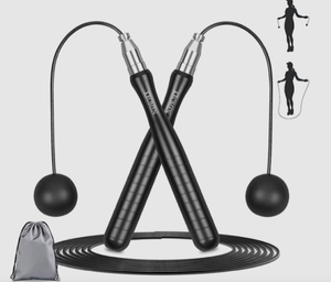 lot 78 image: New Kromen 9.9 AdjustableCordless High Speed Ball Bearing Pro Wire Jump Rope - As Shown