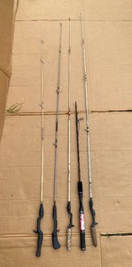 lot 89 image: Lot Of 5 - Fishing Rods - In Style & Condition As Shown