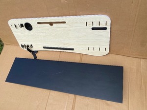lot 97 image: Lot Of 2 - (1) 39 12 Wide Treadmill Desk & (1) 42 Wide Black Desk Riser - In Condition As Shown