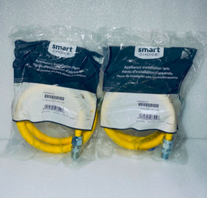 lot 136 image: Lot Of 2 - New Smart Choice 4 x 58 CTD Gas Connector 12M x 12M, 5304520140 - As Shown - 2nd Chance Lot