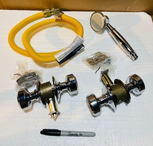 lot 151 image: Lot Of Hardware & Plumbing - In Condition As Shown