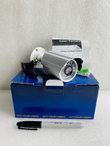 lot 161 image: New Other 6 CCTV Outdoor Day  Night Security Camera 3.6mm Fixed Lens White GW648W - As Shown