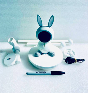 lot 190 image: NetGear Arlo Baby ABC1000 1080p HD White Smart Monitoring Camera Kit - In Condition As Shown - 2nd Chance Lot