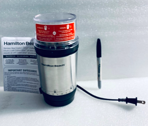lot 194 image: New Other Hamilton Beach Stainless Steel Custom Grind Coffee Grinder - As Shown - 2nd Chance Lot