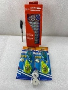 lot 203 image: Lot Of White Correction Tape And The Like - In Condition As Shown