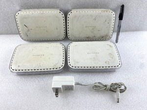 lot 202 image: Lot Of 4 - NETGEAR ProSafe GS608 8-Port Gigabit Ethernet Switch - In Condition As Shown