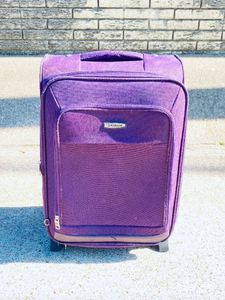 lot 227 image: Aristocrat Purple Luggage Bag - In Condition As Shown