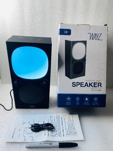 lot 228 image: New Other Wayz Wireless Mood LED Light Bluetooth Speaker Black SPMLB485 - As Shown