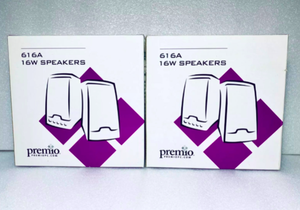 lot 248 image: Lot Of 2 - New Other Premio 616A 16W Multimedia Speakers - As Shown - (READ)