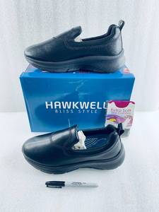 lot 251 image: New - Womens Hawkwell Bliss Nurse Style Work Shoes, Size 10, Black - As Shown