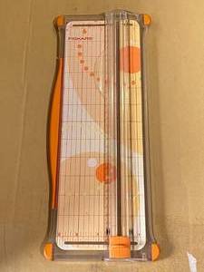 lot 267 image: Fiskars 12 Office Portable Paper Trimmer - In Condition As Shown