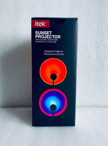 lot 292 image: New itek Sunset Projector 180 Degree Rotation Rainbow And Sunset - As Shown