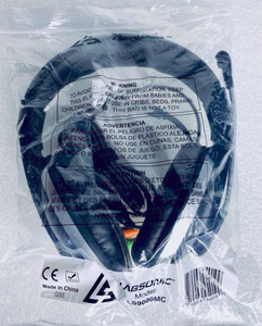 lot 284 image: New Labsonic 3.5mm Wired Headset Black, LS9000MC - As Shown