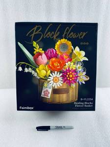 lot 301 image: New Feimibox Healing Blocks Flower Basket - As Shown