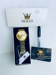 New Olevs Strive To Create Luxury Gold Color Watch - As Shown