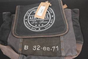lot 52 image: New wtag Clea Ray Canvas Backpack