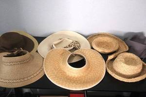 lot 67 image: Various Ladies Sun Hats, name brands Magid, JBK, Marciano and others - nice clean condition
