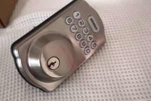 lot 83 image: Revolo Electronic Doorlock - new in box