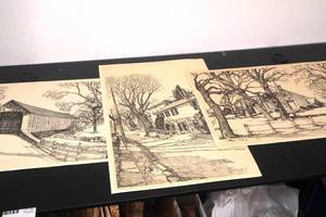 lot 90 image: Vintage Prints - signed 1967 - see all pictures