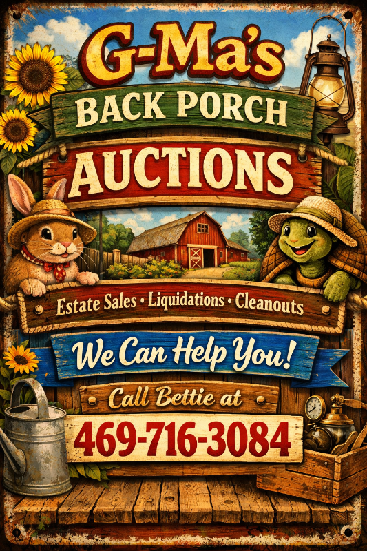lot 6A image: if you need help with your next auction, get ahold of me i can help 469-716-3084