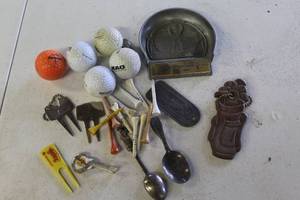 lot 167 image: vintage golf accessory lot and more see pictures for details