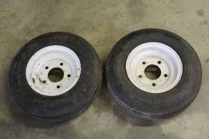 lot 183 image: trailer tire and wheel assemblies