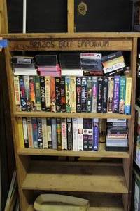 lot 186 image: All VHS on shelfs