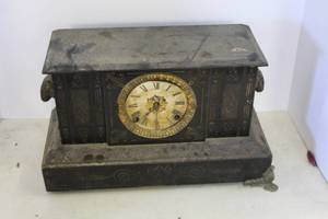 lot 196 image: Clock need some repairs see pictures for details