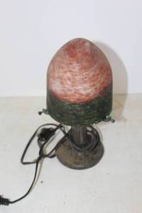 lot 206 image: vintage French Art Deco table lamp