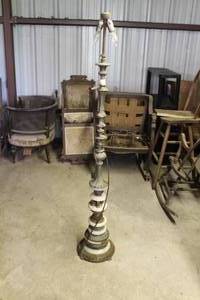 lot 231 image: floor lamp with Marvel  on it