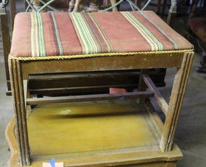 lot 242 image: vanity stool