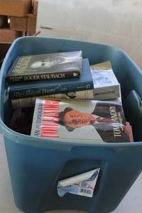 lot 261 image: Tote full of books (tote not included)