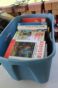 lot 263 image: Tote full of books (tote not included)